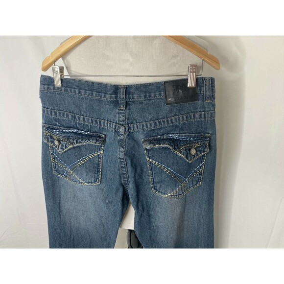 Marx & Dutch Men’s Jean's Blue Denim 5-Pocket Straight Leg Size 34 X 32 - Picture 4 of 9